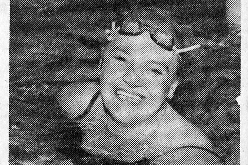 Mary Sreenan on a charity swim staged at Falkirk Baths.
She went up and the pool 50 times while everyone else was sitting down to their Sunday meal.