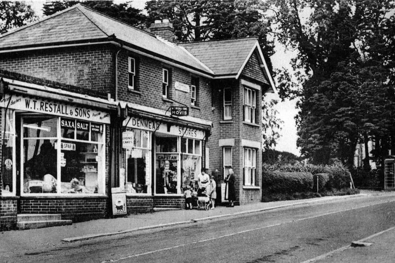 Denmead post office and village stores about 1960. Picture: Paul Costen collection