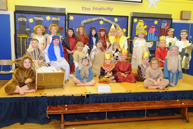 The Year 2 Nativity pictured 8 years ago. Was there someone you know in the cast?