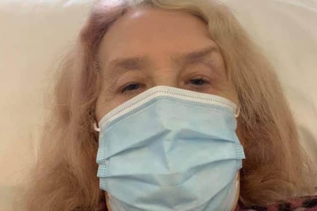 Sheffield United fan Carol Donaldson, who has been battling coronavirus at the Northern General Hospital