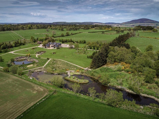 Incorporating Swiss design and ingenuity, Boulder House is a unique home designed to the very highest of standards, set amidst 11 acres. Offers over £1,900,000.