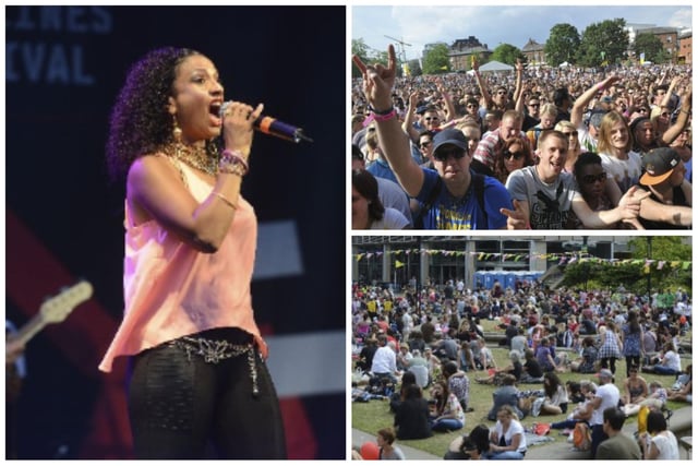 It was the year of Public Enemy and Sister Sledge – and fans packed Devonshire Green for a look.