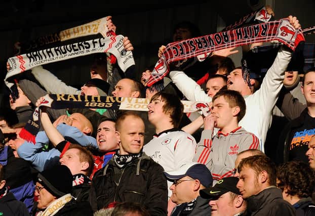 Raith Rovers fans at East End Park in 2010