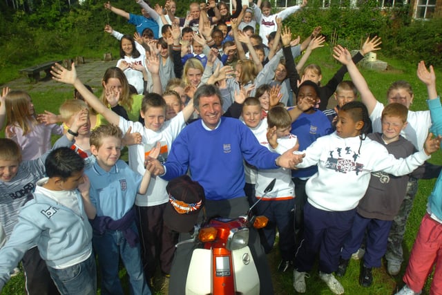 Shirecliffe Junior School headteacher John Cole, who is retiring after 34 years in education, is pictured on his Honda 90. He is planning to buy a Harley Davison and spend three months biking in America.