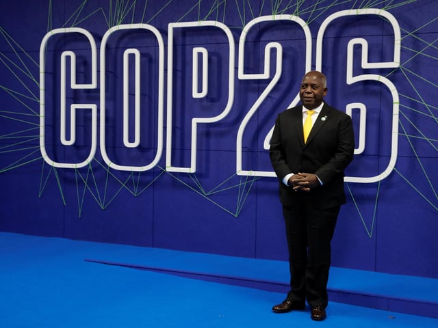 Bahamas' Prime Minister Philip Edward Davis.
