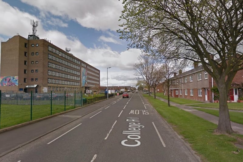 There were 23 positive cases in Ashington's College ward where the rate is 456.3.