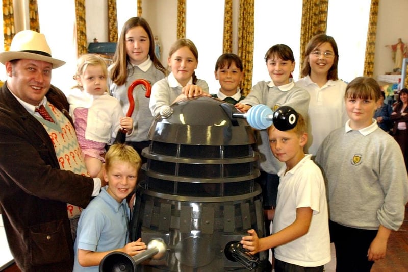 We have travelled back to 2003 for this photo at St Patrick's RC Primary School in Ryhope. Dr Who and a Dalek was there for a fundraising day. Does this bring back great memories?
