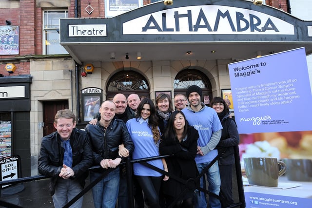 The Alhambra Theatre in Dunfermline got on board to raise funds in 2012, using their panto as a platform. (Pic : Walter Neilson)