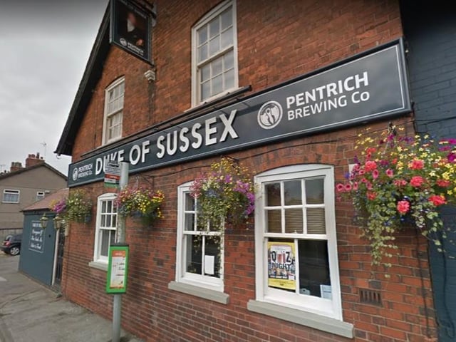 Finally, the Duke Of Sussex pub is also taking part in the scheme.