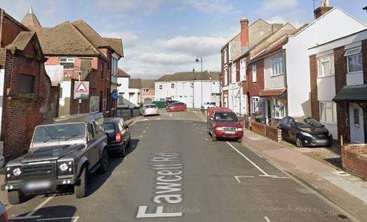 Southsea Fawcett Road had 1040.2 Covid-19 cases per 100,000 people in the latest week, a rise of 95.9 per cent from the week before. Picture: Google Street View