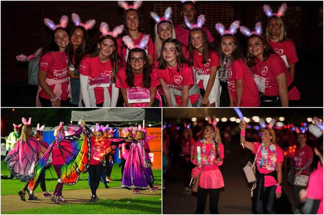 Support for Sparkle Night Walk shines out in these photos taken by Tom Hodgson and Nick Rhodes.