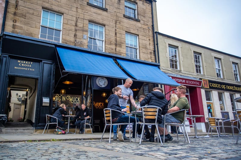 Pig in Muck on Alnwick's Market Place will reopen on April 12.
Only half of its tables will be pre-booked, freeing up the others for walk-ins.