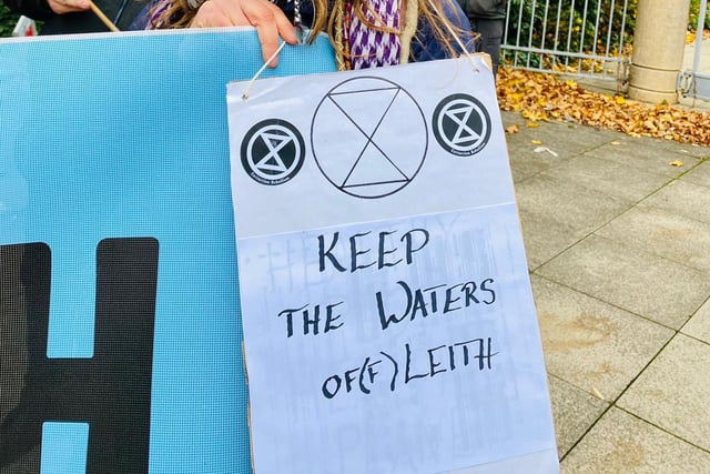 The group says low-lying Leith will become a victim of regular flooding by 2050 if action against sea-level rise is not taken.