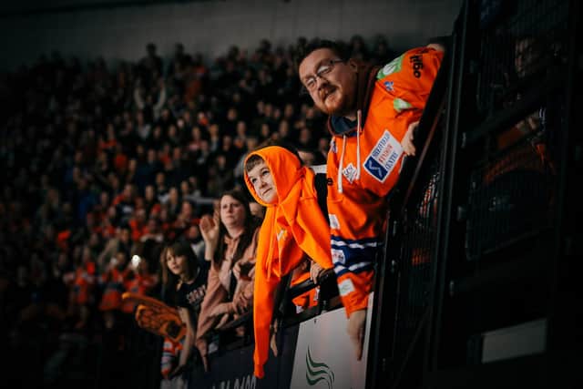Ice hockey is nothing without fans.  Pic by Hayley Roberts