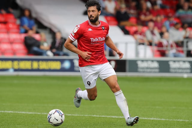 Defensive midfielder Jason Lowe wrote his name in Salford history when he scored the winning penalty in the EFL Trophy shoot-out win over Portsmouth in March this year.
He is valued at £720,000.