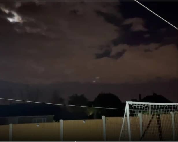 Lights have been spotted in the skies over Doncaster. Photo: Daniel Belk.