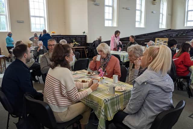 Action for Knowle Top, a campaign group in Stannington, has now raised over £120,000 towards the £150,000 target to save the former Knowle Top Chapel and Schoolroom for the community. Picture shows and event at the venue.