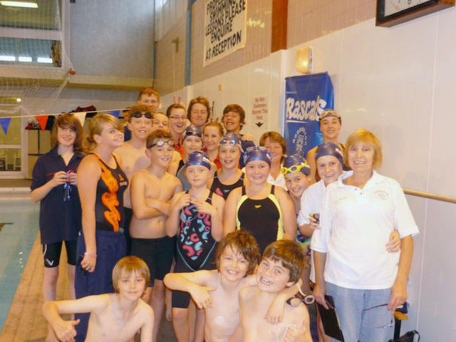 Members of Doncaster Swimming Club in 2013
