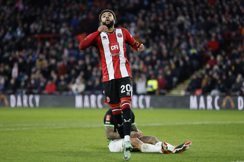 Didn’t have a sparkling afternoon in the FA Cup either but with George Baldock injured, he will keep his place – and hopefully return to the form he has showed since Wilder’s return