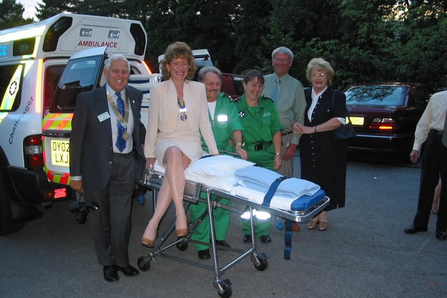Hope Valley Ambulance crew pictured in 2002