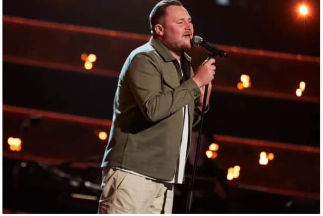 Mark Howard, who is originally from Doncaster, wowed the judges when he performed in the latest series of The Voice. (Photo: ITV).