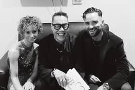 BB With Love Simply The Best host TV's Gok Wan with organisers brother and sister Rachel and Matt Croke