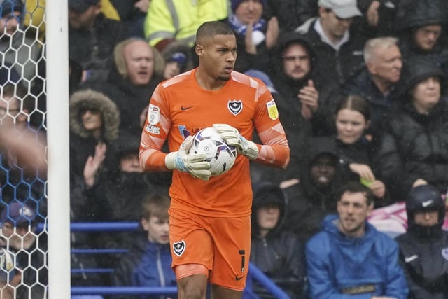 ‘I'm running out of words to describe Bazunu, he’s massively impressed me so far this season. I believe he is one of, if not the, best goalkeeper in the division due to his attributes and the way he plays the game. 
‘It’s easy to forget he’s 19, and I believe he’s destined for the very top. Without him, I don’t think Pompey would be able to play the style of football Cowley wants to at Fratton Park, because his distribution from the back is phenomenal. 
‘The winless run Pompey were on could have been a lot worse in terms of results had it not been for the performances he put in, and some of the saves he made.
'Pompey should feel lucky to have him, because he is destined for the Premier League,'
Picture - Jason Brown/ProSportsImages