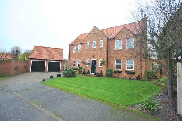This five bedroom house has a study and utility room. Marketed by Portfield Garrard & Wright, 01302 977601.