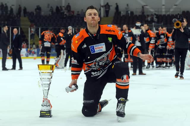 Ben O'Connor in Sheffield Steelers days. Pic: Dean Woolley
