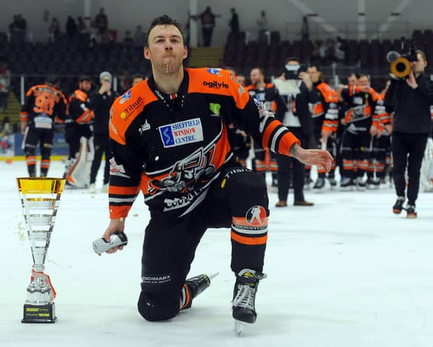 Ben O'Connor in Sheffield Steelers days. Pic: Dean Woolley