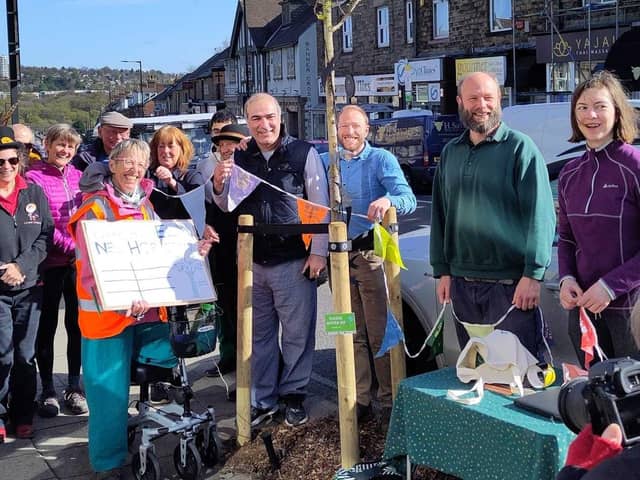 A party held on Ecclesall Road, Sheffield to celebrate the arrival of a new street tree in Banner Cross. Picture supplied by Nicola Gilbert