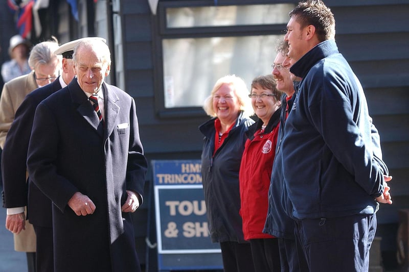 Were you pictured meeting the Prince on his 2009 visit to the town?