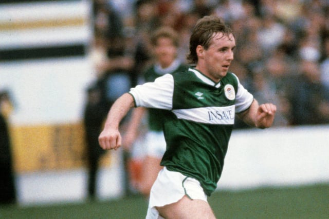 Joined HIbs in 1985 after five years with Aberdeen and scored 19 goals including three hat-tricks in his debut season in green and white. Couldn't replicate his form the following season and joined MOtherwell where he scored 11 times in 51 matches.