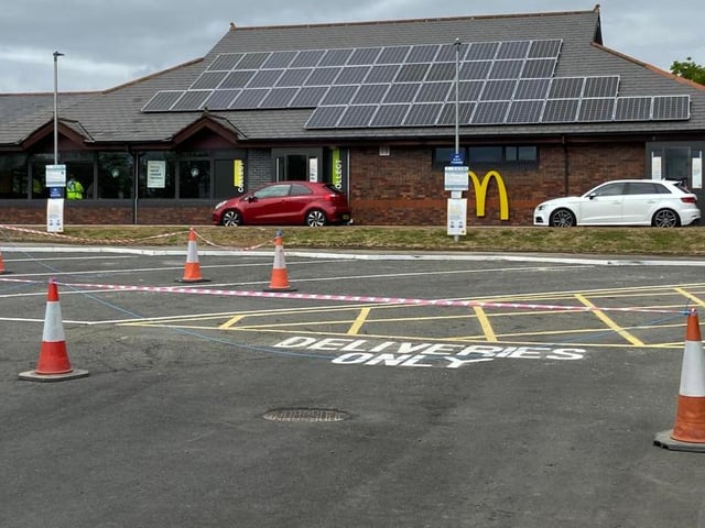 A list of drive-thrus reopened for the first time on Wednesday, June 3.