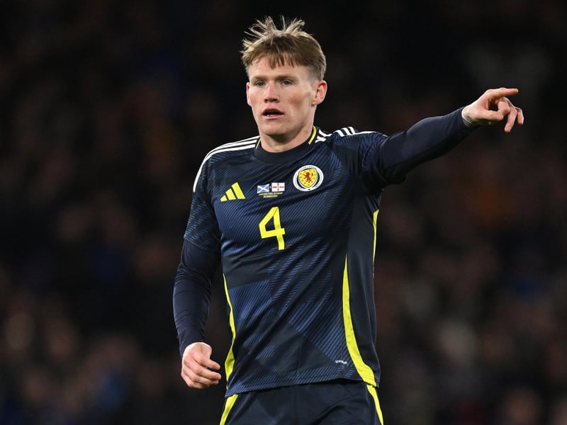 Scotland's man of the moment has a surprisingly low average rating on FotMob in comparison to his team-mates at just 6.90. He still makes this squad though. Has seven goals and one assists for Manchester United in the English Premier League this term.