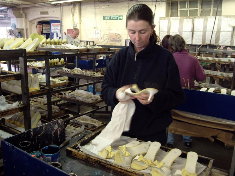 Originally making boots, Shoe Co moved to making women's shoes as the markets changed.