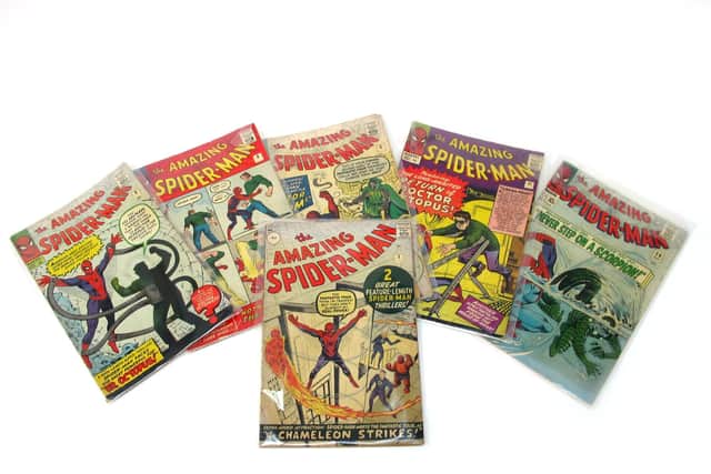 Spider-Man comics sold by Sheffield Auction Gallery