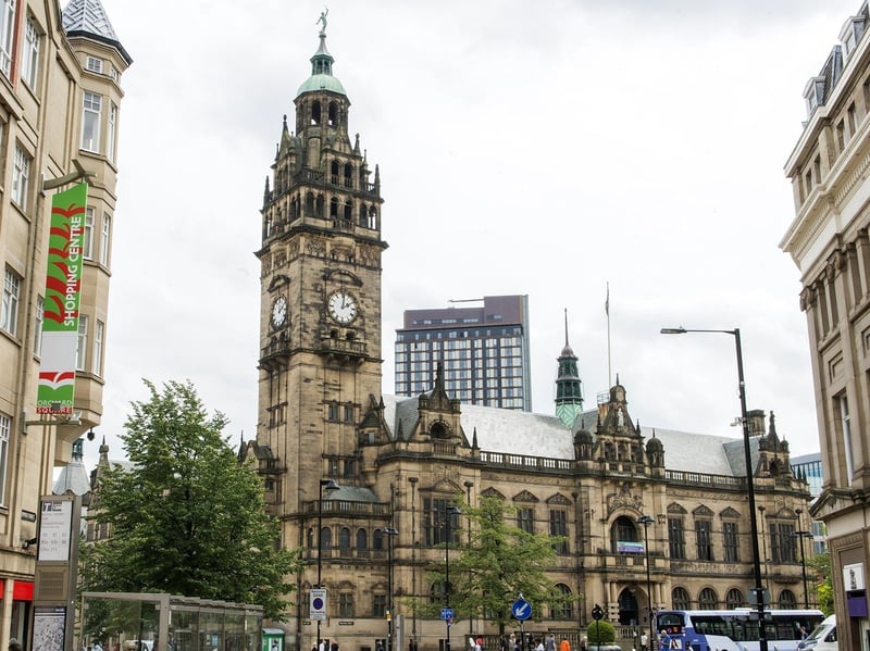 With its  64-metre-high clock-tower, Sheffield Town Hall towered above most of the city when it opened in 1897. Picture: .Marisa Cashill, National World