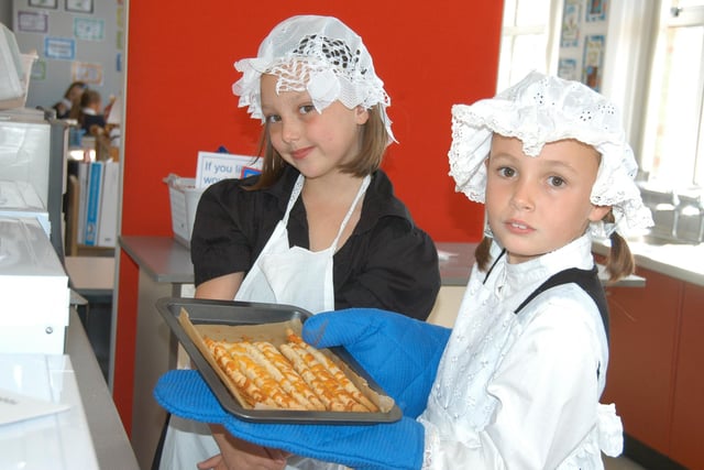 Who can tell us more about this retro cookery event at the school 11 years ago?