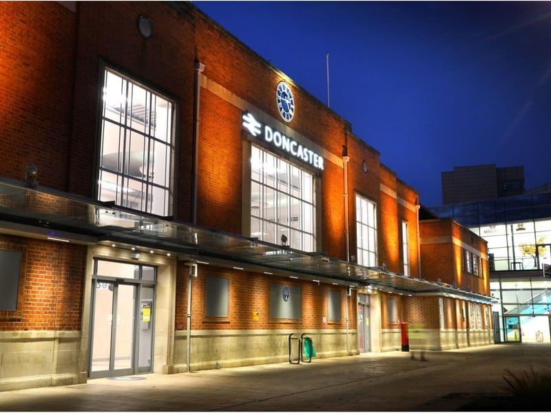 Doncaster railway station, normally bustling with commuters, was deserted overnight.