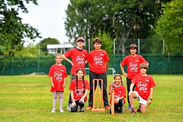 Children at Kings Active Foundation sports camp