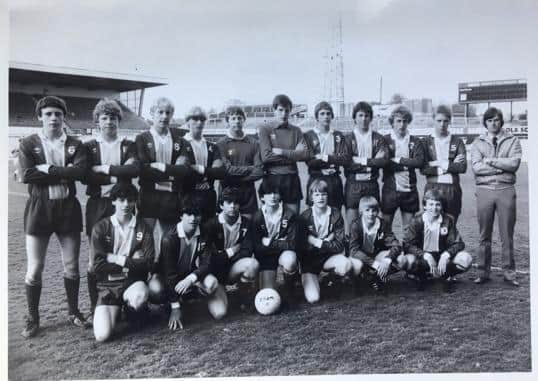 The Sheffield Boys U15s team pictured in 1982.