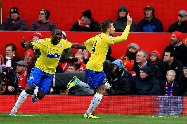 David Moyes’ reign as Manchester United manager had not got off to the best start and Alan Pardew's Newcastle compounded their misery by winning at Old Trafford for the first time in 41 years. Yohan Cabaye’s delicious effort into the bottom corner was the difference on the day.
(Photo by Richard Heathcote/Getty Images)