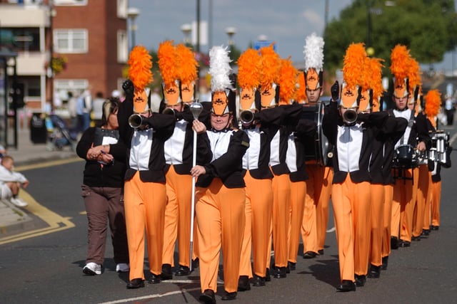 Were you part of the band on the march at Hebburn?