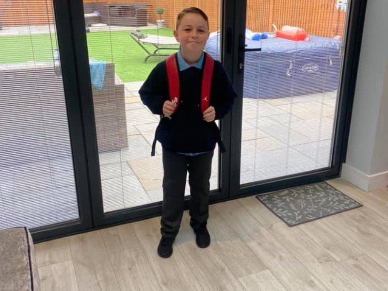 Parents from across the Portsmouth area shared photos as their children returned to school after the summer holiday on Thursday, September 2, 2021. Pictured is Thomas, now in Year 6.