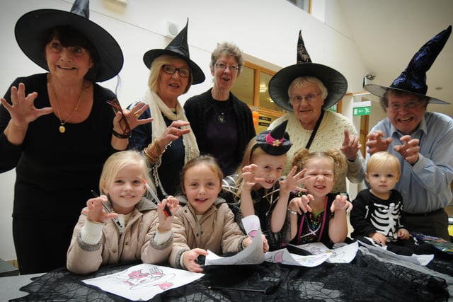 Friends of Sunderland Museum and Winter Gardens are pictured with some of the children taking part in the spooky activities on Halloween. Were you in the picture in 2014?