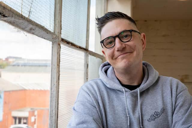 Chris who has turned his life around thanks to the Cathedral Archer Project