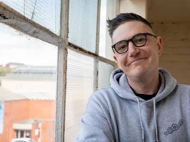 Chris who has turned his life around thanks to the Cathedral Archer Project