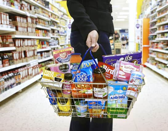 The two supermarkets are asking people to think carefully before picking up products from the shelf.
