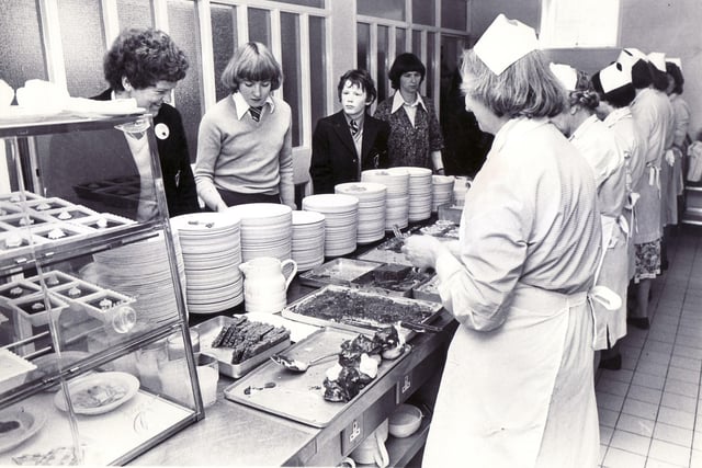 This picture of the Junior Star School Dinner, at Silverdale School, in  September 1980, shows the food you'd get on the menu at schools in the 70s, 80s and 90s. At the secondary schools, you had a choice of options.